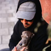 Grå denimkasket - The Dogfather 