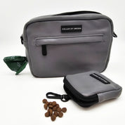 Reflekterende Sølv Hundeluftertaske - Crossbody 