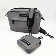 Reflekterende Sølv Hundeluftertaske - Crossbody 